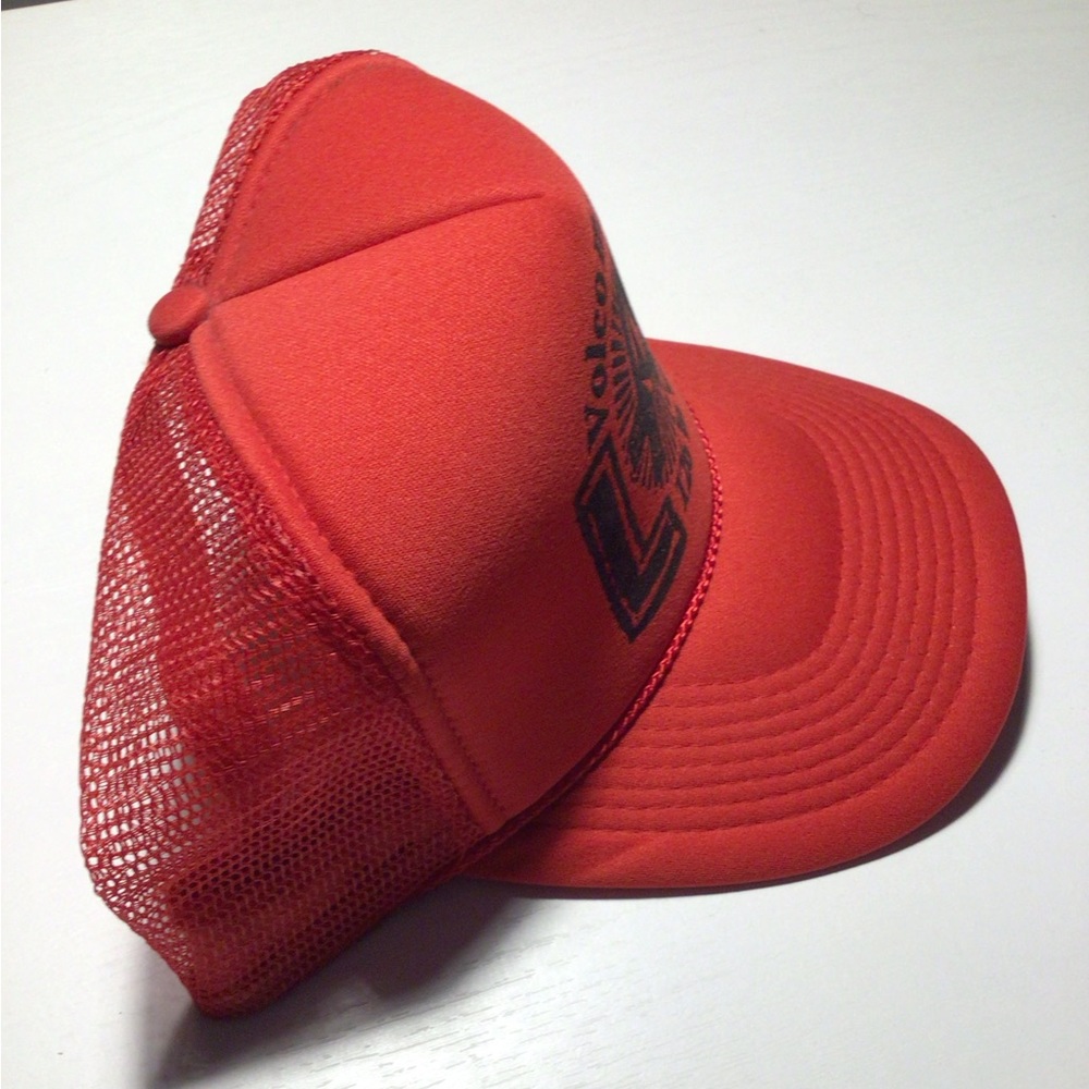 Volcom Red Trucker Hat - Picture 8 of 9